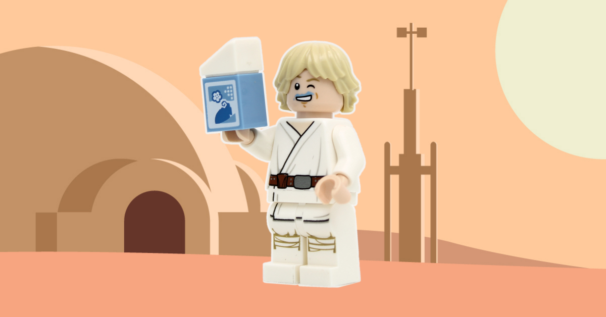 Lego star wars blue milk hot sale